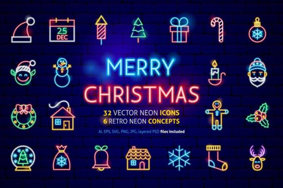 Christmas Neon: Glow Up Your Holiday Designs