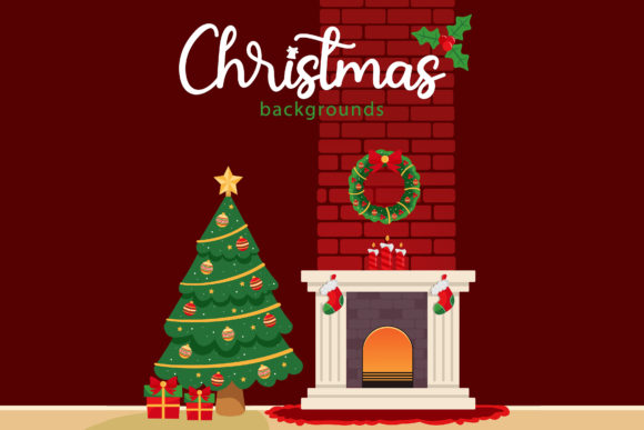 Classic Christmas Background B: A Versatile Design Solution for Holiday Projects