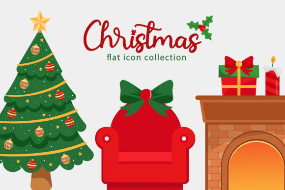 Classic Christmas Icon Set for Creative Projects