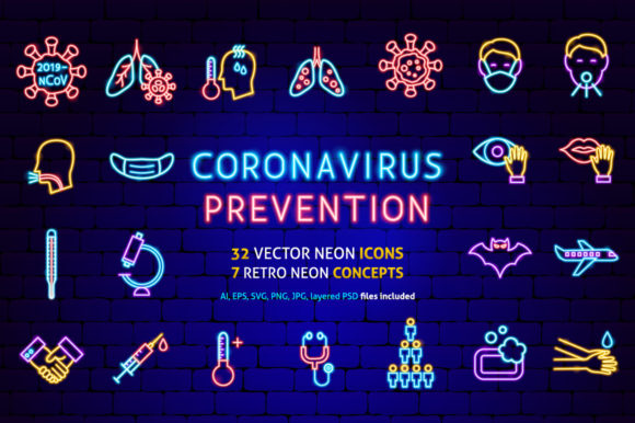 Coronavirus Neon: A Modern Visual Toolkit for Health Communication