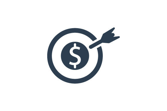 Financial Goal Icon: A Versatile Design Asset