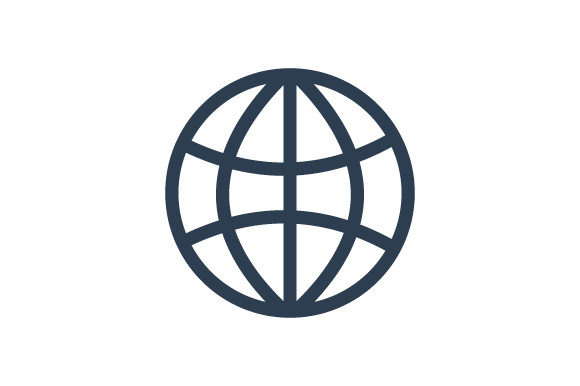 Globe World Earth Icon for Modern Design Projects
