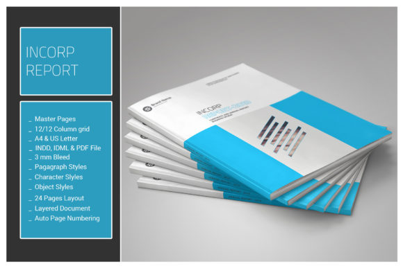Incorp Report: A Comprehensive InDesign Template for Modern Business Documentation