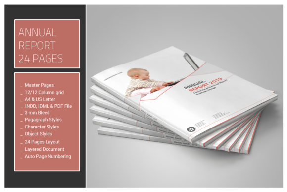 Streamline Your Annual Reporting with the 24-Page InDesign Template