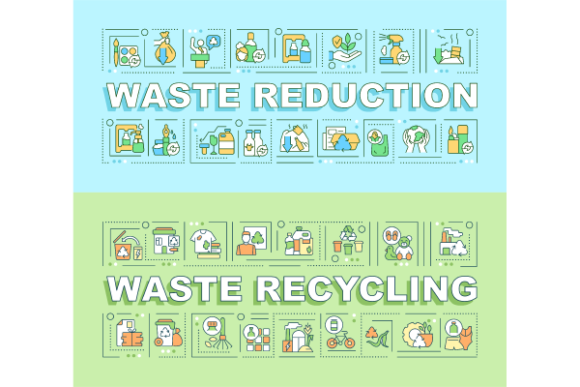 Understanding the Waste Recycling Banners Bundle: A Visual Tool for Environmental Awareness