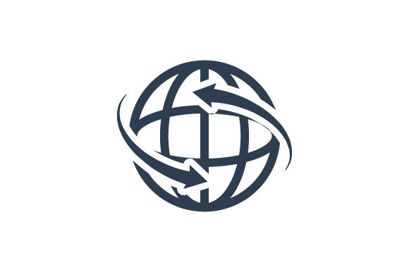 Worldwide Business Network Icon: A Versatile Design Asset for Professionals and Creators